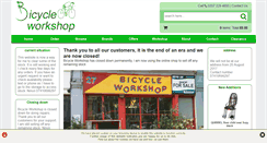 Desktop Screenshot of bicycleworkshop.co.uk