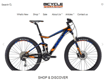 Tablet Screenshot of bicycleworkshop.com.au